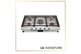 LG SIGNATURE 36 Inch UltraHeat™ Gas Cooktop with EasyClean®