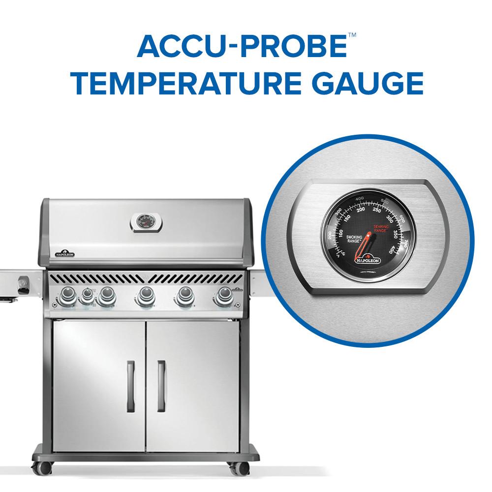 Rogue PRO 625 SIB with Infrared Side Burner , Natural Gas, Stainless Steel