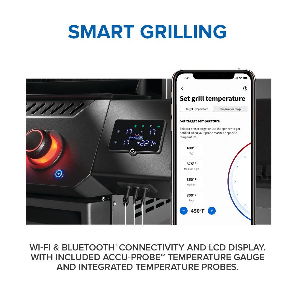 Phantom Prestige 500 Connected RSIB with Infrared Side and Rear Burner , Propane, Matte/Matt Black