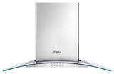 30 inch Convertible Glass Kitchen Ventilation Hood with 400-CFM Fan