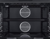 48" Dual-Fuel Steam Range, Silver Stainless, Natural Gas/Liquid Propane