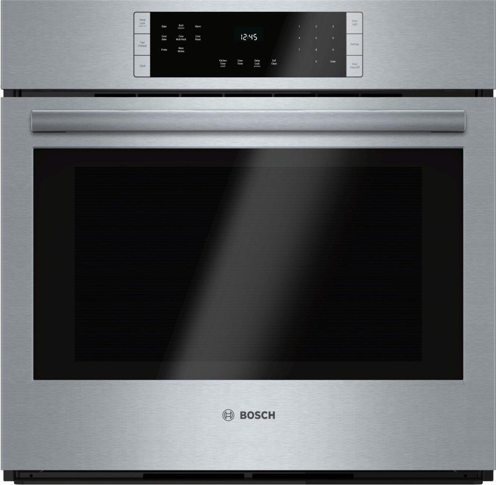 800 Series, 30", Single Wall Oven, SS, EU Convection, Touch Control