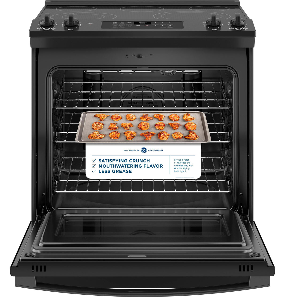 GE® 30" Slide-In Electric Convection Range with No Preheat Air Fry