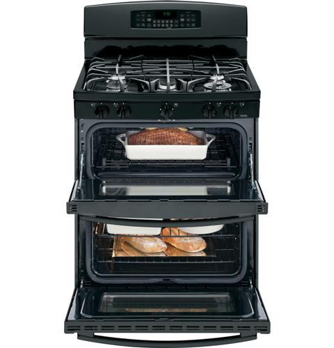 GE Profile™ Series 30" Free-Standing Gas Double Oven with Convection Range