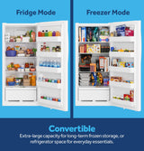 GE® 21.6 Cu. Ft. Garage Ready Convertible Upright Freezer