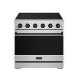 36 Inch Professional Electric Range In Stainless Steel/black  Gordon Ramsay Series