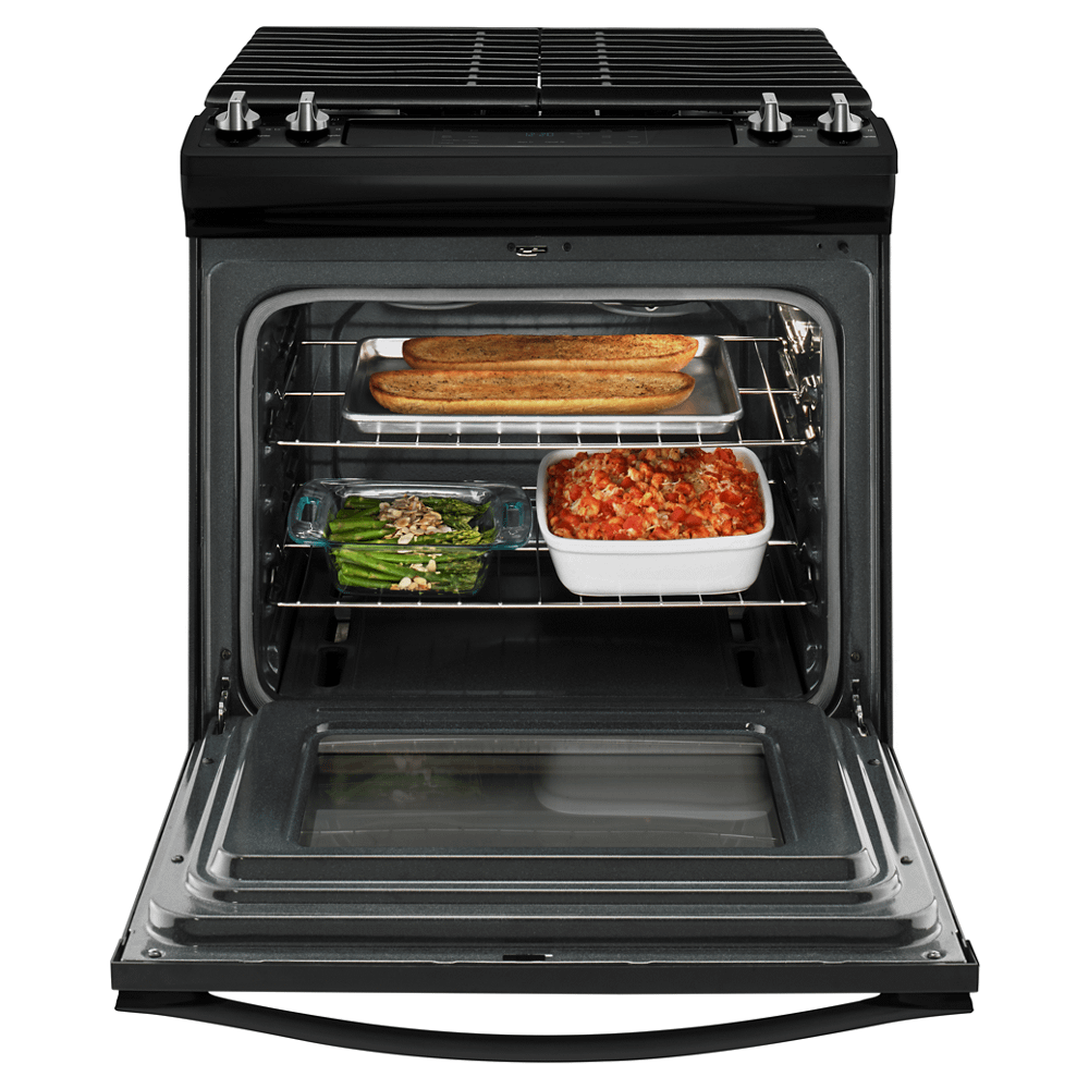 5.0 cu. ft. Front Control Gas Range with Cast-Iron Grates