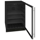 24-In Classic Built-In Beverage Center with Door Style - Stainless Steel Frame Glass