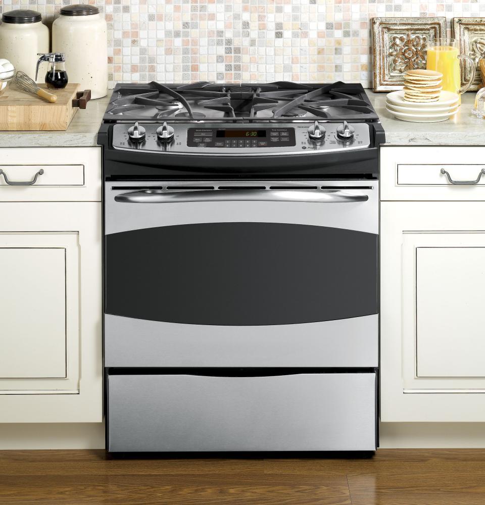 GE Profile Series 30" Slide-In Gas Range