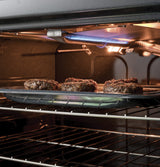 GE® 30" Slide-In Front-Control Convection Gas Range