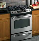 GE Profile 30" Slide-In Gas Range
