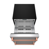 24 Inch Undercounter Built-in or Freestanding Drawer Refrigerator - Stainless Steel/rose Gold  Gordon Ramsay Series
