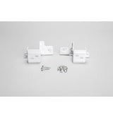 GE Energy Star 24 Inch Front Load Washer/Electric Dryer Bundle with Stacking Kit in White