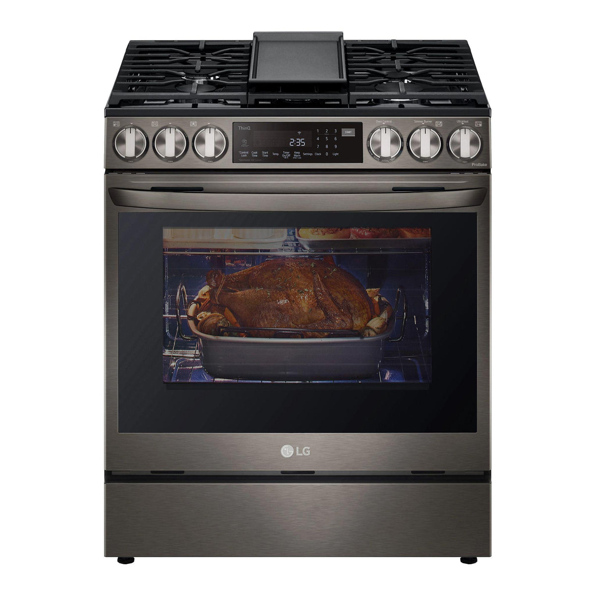 6.3 cu ft. Smart wi-fi Enabled ProBake Convection® InstaView® Gas Slide-In Range with Air Fry