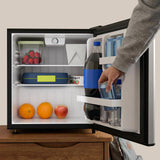 Avanti 1.6 Cu. Ft. Compact Refrigerator with Auto-Defrost, in Stainless (AVAR16F3S)