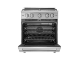 30" Gas Range, Silver Stainless Steel, Liquid Propane