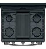GE Profile™ 30" Free-Standing Gas Double Oven Convection Range
