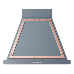 ILVE UANB30BGP Nostalgie Noblesse 30 inch Range Hood (Blue Grey, Copper)