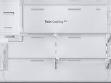 23 cu. ft. Counter Depth 4-Door French Door Refrigerator in Stainless Steel