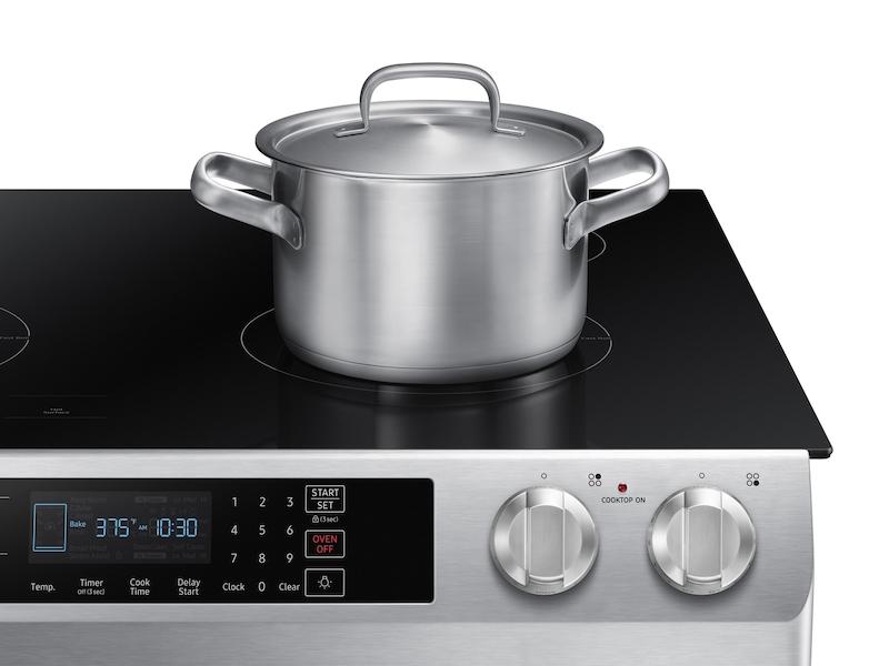 5.8 cu. ft. 4 Element Slide-in Electric Range in Stainless Steel