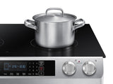 5.8 cu. ft. 4 Element Slide-in Electric Range in Stainless Steel