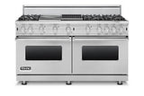 60" Gas Range, Natural Gas
