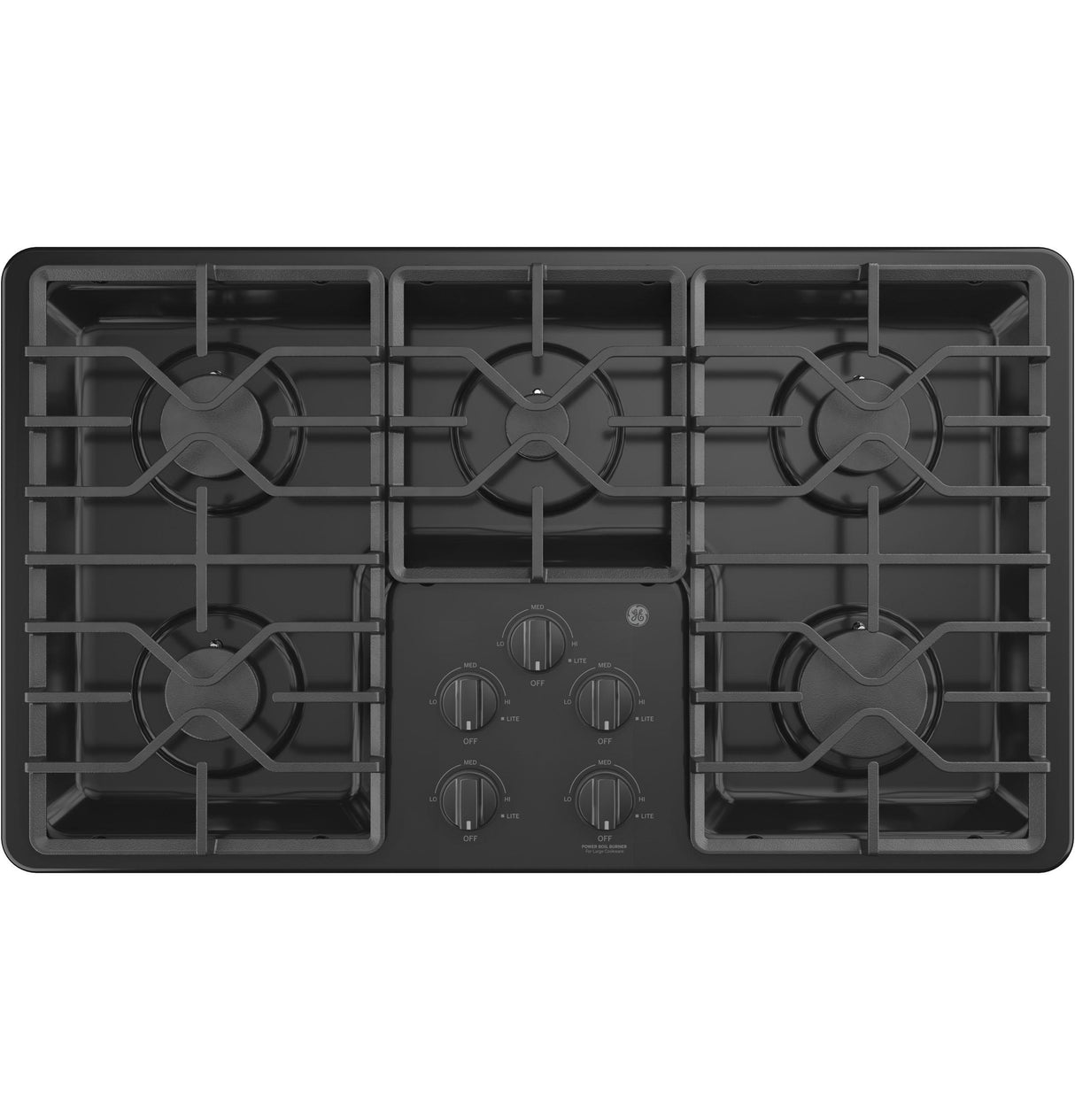 GE® 36" Built-In Gas Cooktop with Dishwasher-Safe Grates