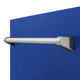 ZLINE 24" Tallac Series 3rd Rack Dishwasher with Traditional Handle, 51dBa (DWV-24) [Color: Blue Matte]