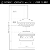 ZLINE Convertible Vent Wall Mount Range Hood in Stainless Steel & Glass (KN4)