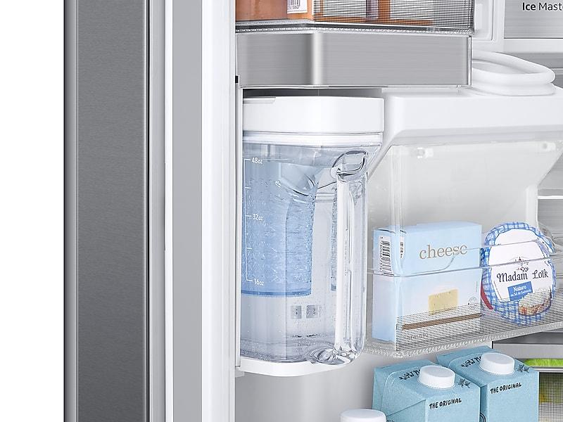 22 cu. ft. Family Hub™ Counter Depth 4-Door French Door Refrigerator in Stainless Steel