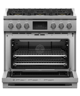 36" Series 9 Professional Dual Fuel 6 Burner Self-Cleaning Range