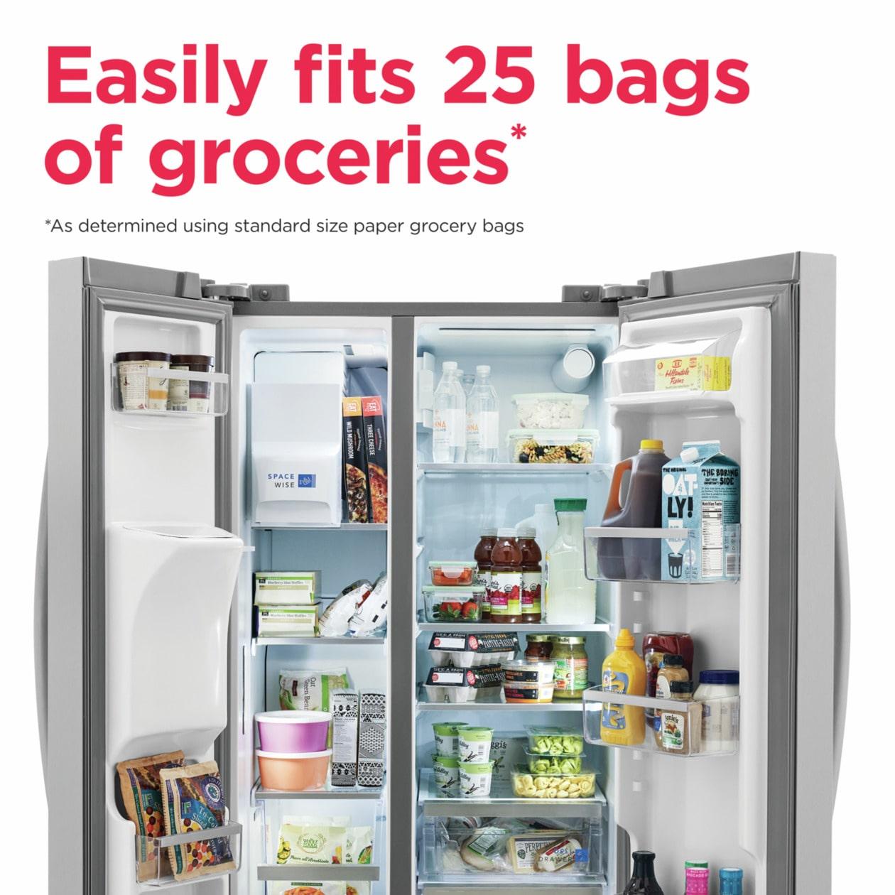 22 Cu. Ft. 33" Standard Depth Side by Side Refrigerator