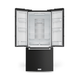 30 Inch 17.5 Cu Ft French Door Counter Depth Refrigerator With Ice Maker In Black/stainless Steel  Gordon Ramsay Series