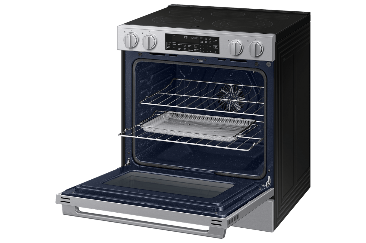 Bespoke Smart Slide-in Electric Range Pro Style Elite Design  Illuminated Knobs  Air Fry Max
