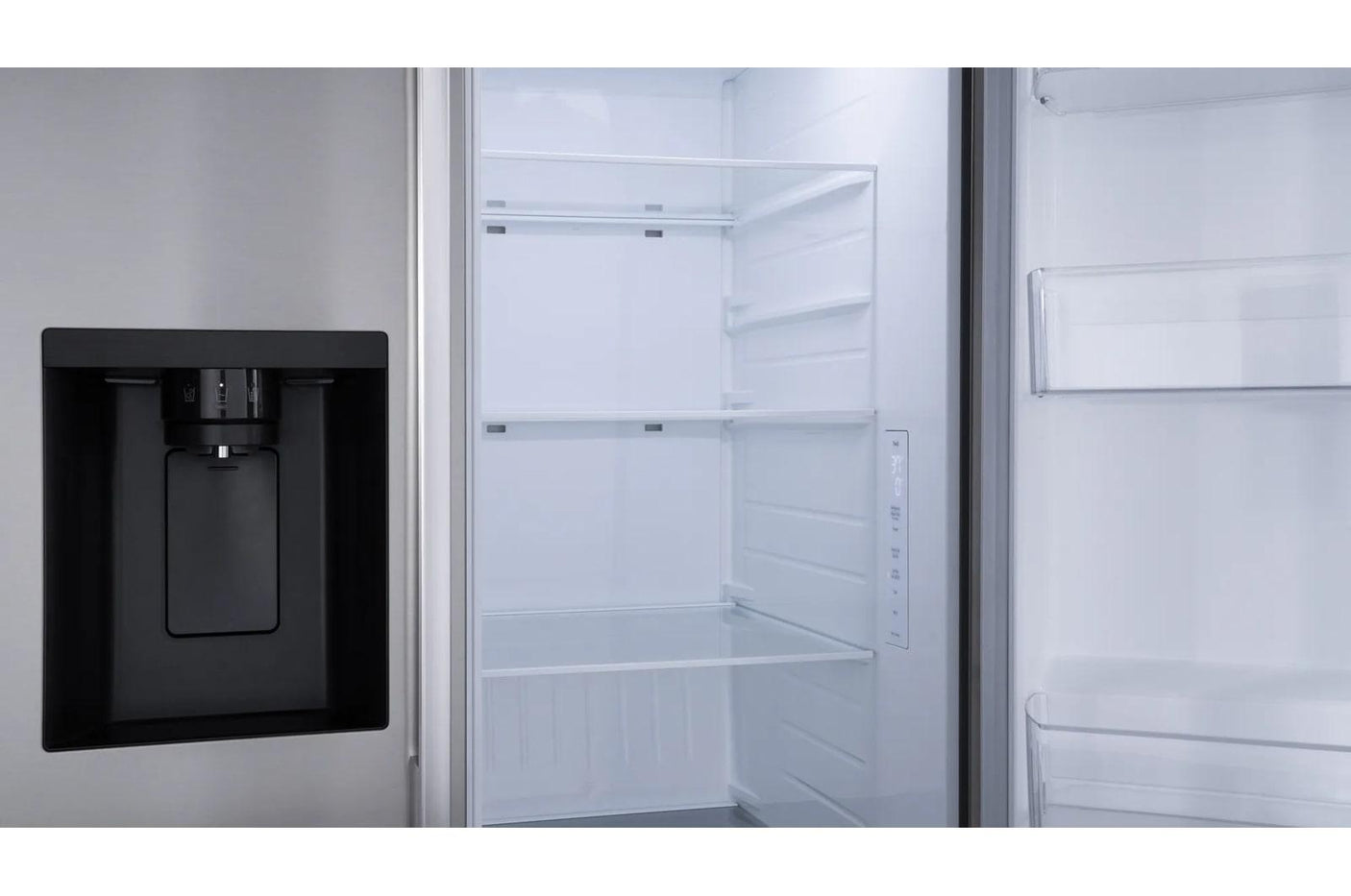 27 cu. ft. Standard-Depth, Side-by-side Refrigerator, with Ice and Water and Bar Handle Design