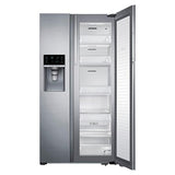 22 cu. ft. Capacity Counter Depth Side-by-Side Food ShowCase Refrigerator (Stainless Steel)