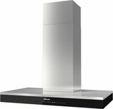 DA 6690 W Puristic Edition 6000 AM Wall ventilation hood with energy-efficient LED lighting and touch controls for simple operation.