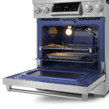 30 Inch Professional Gas Range With Tilt Panel Touch Control In Stainless Steel  Gordon Ramsay Series