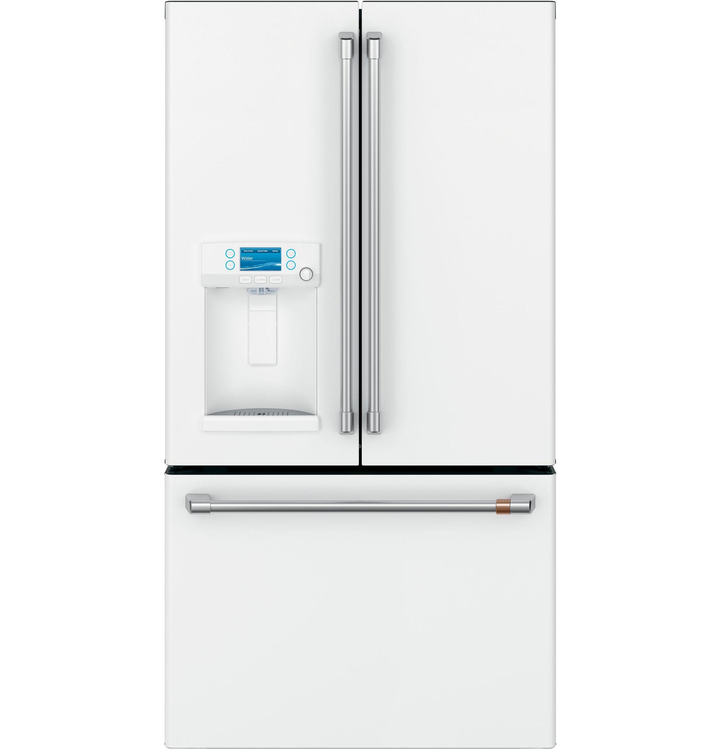 Café™ ENERGY STAR® 22.1 Cu. Ft. Smart Counter-Depth French-Door Refrigerator with Hot Water Dispenser