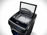 6.0 cu ft. Smart Washer with Flexwash in Black Stainless Steel
