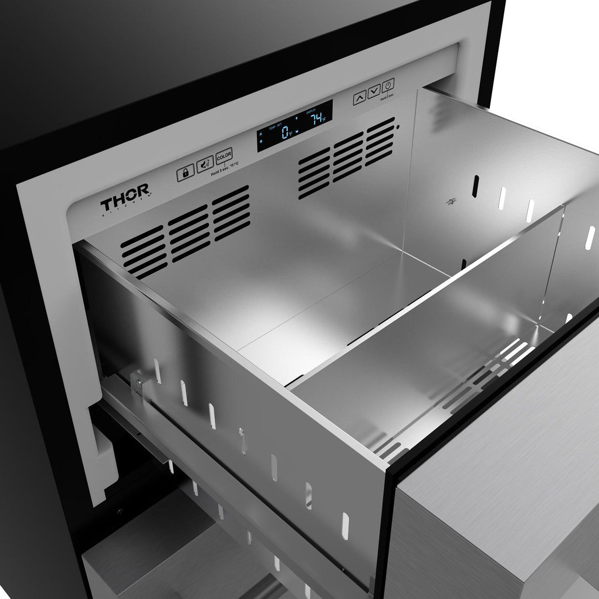 24 Inch Undercounter Built-in / Freestanding Drawer Freezer - Stainless Steel  Gordon Ramsay Series