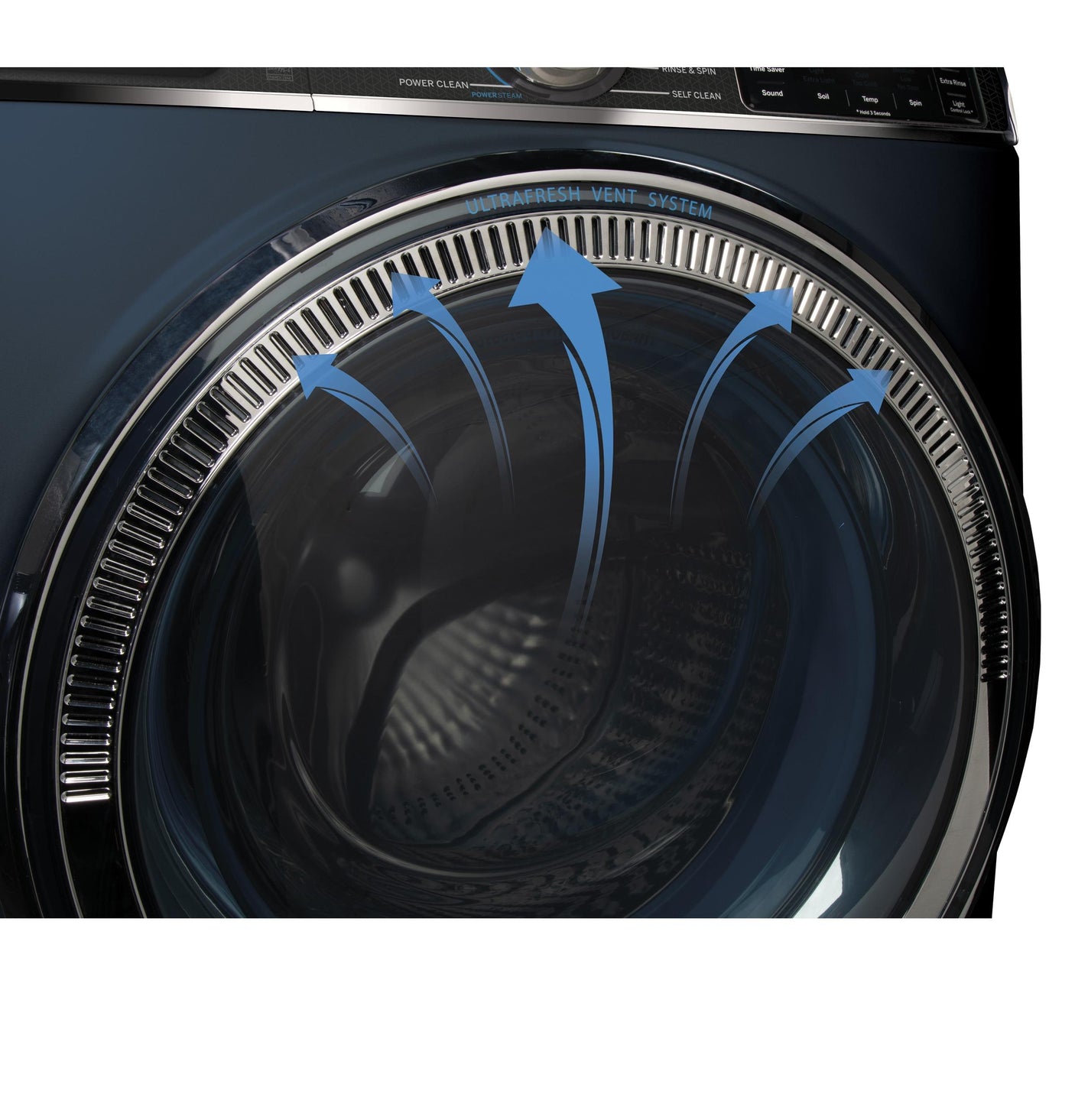 GE® 5.0 cu. ft. Capacity Smart Front Load ENERGY STAR® Steam Washer with SmartDispense™ UltraFresh Vent System with OdorBlock™ and Steam