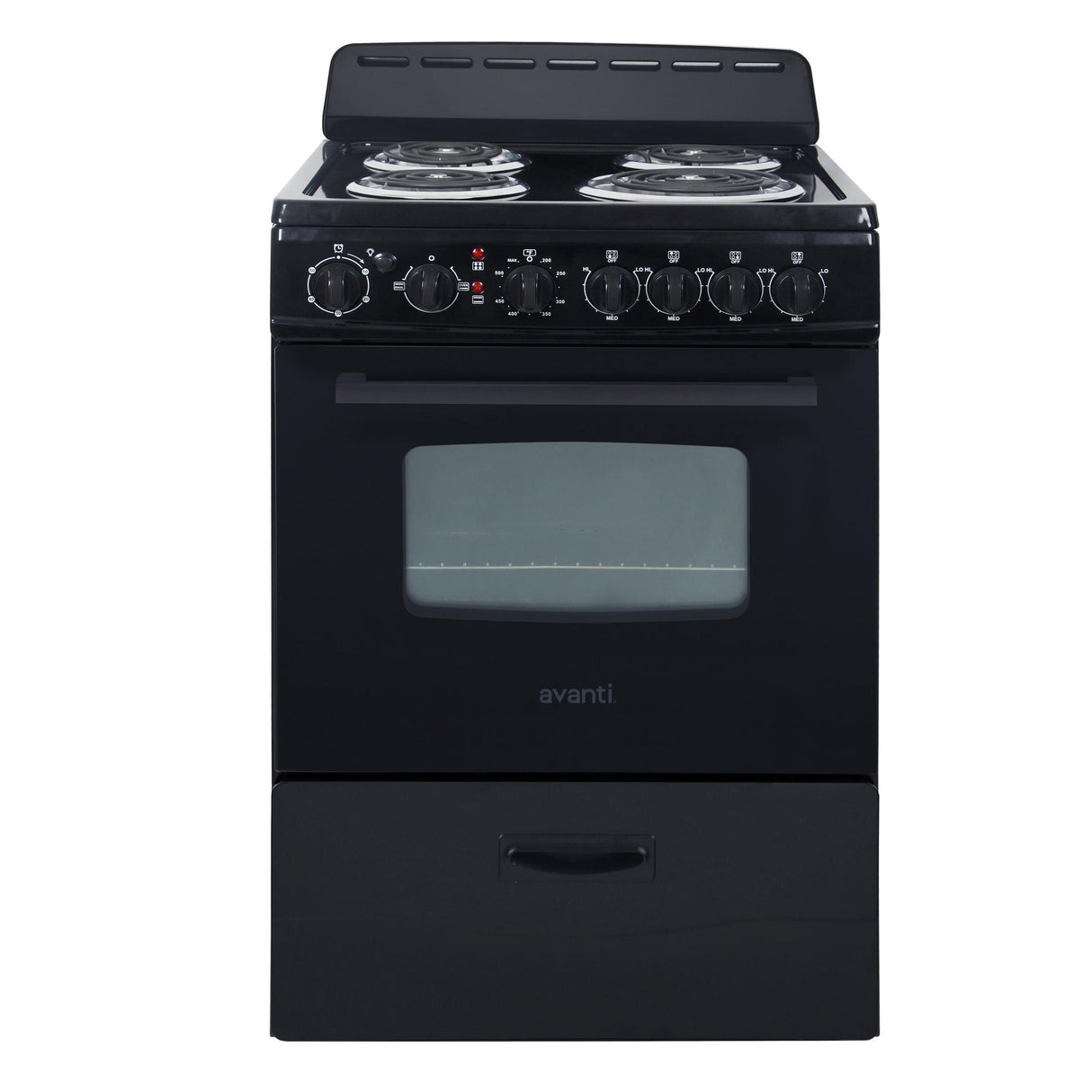 Avanti 24" Electric Range - Black