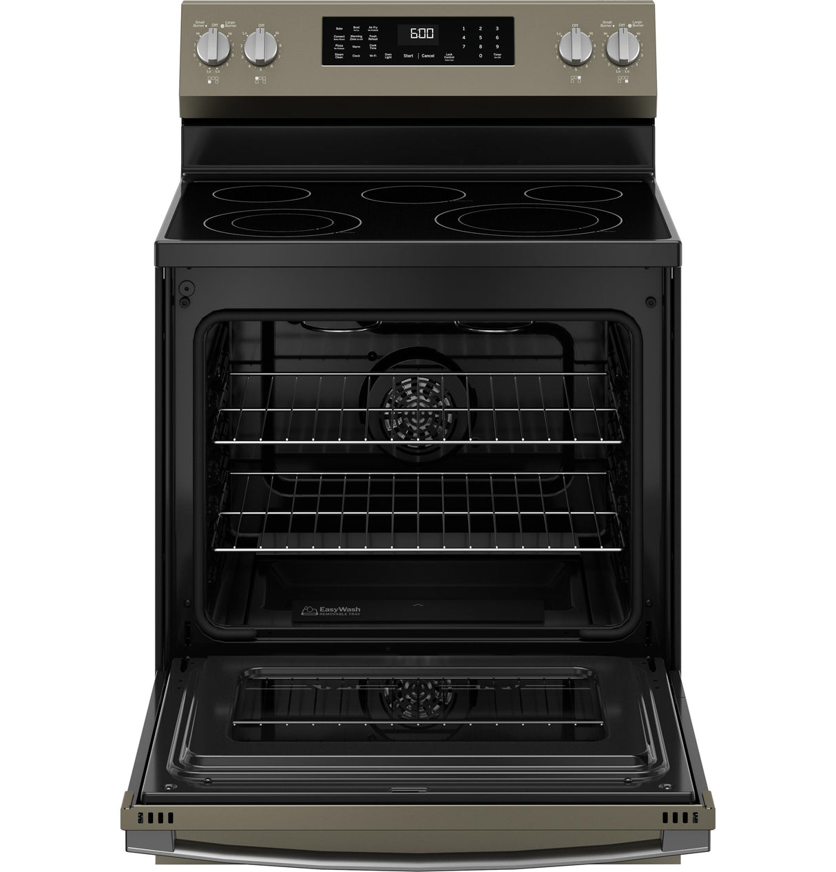 GE® ENERGY STAR® 30" Free-Standing Electric Convection Range with No Preheat Air Fry and EasyWash™ Oven Tray