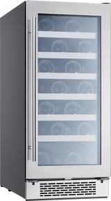 Presrv Wine Cooler, 15in UC, SS+Gls, Rvs Door, 1Z