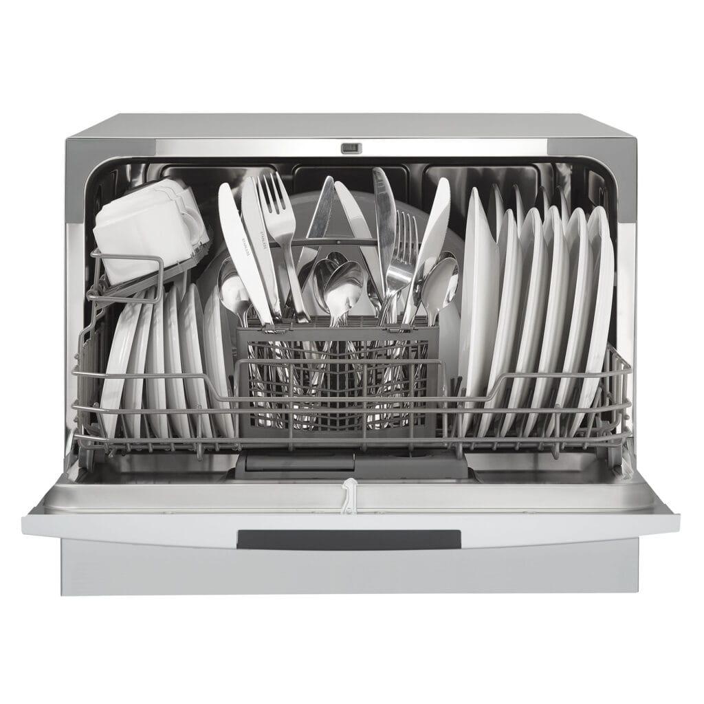 Danby 6 Place Setting Countertop Dishwasher in Silver