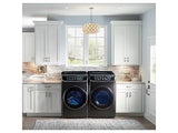 7.5 cu. ft. Smart Gas Dryer with FlexDry™ in Black Stainless Steel