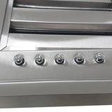 Forno Frassanito 30-Inch Insert Range Hood, 450 CFM, Stainless Steel Baffle Filters, LED Lighting