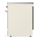 ILVE UMIB30NR3AWP Majestic III 30 inch Induction Range with 4 Elements, 4 cu. ft. Oven Capacity (Triple Glass Door, Antique White, Copper)