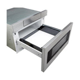 30 in. 1.2 cu. ft. 950W Sharp Stainless Steel Microwave Drawer
